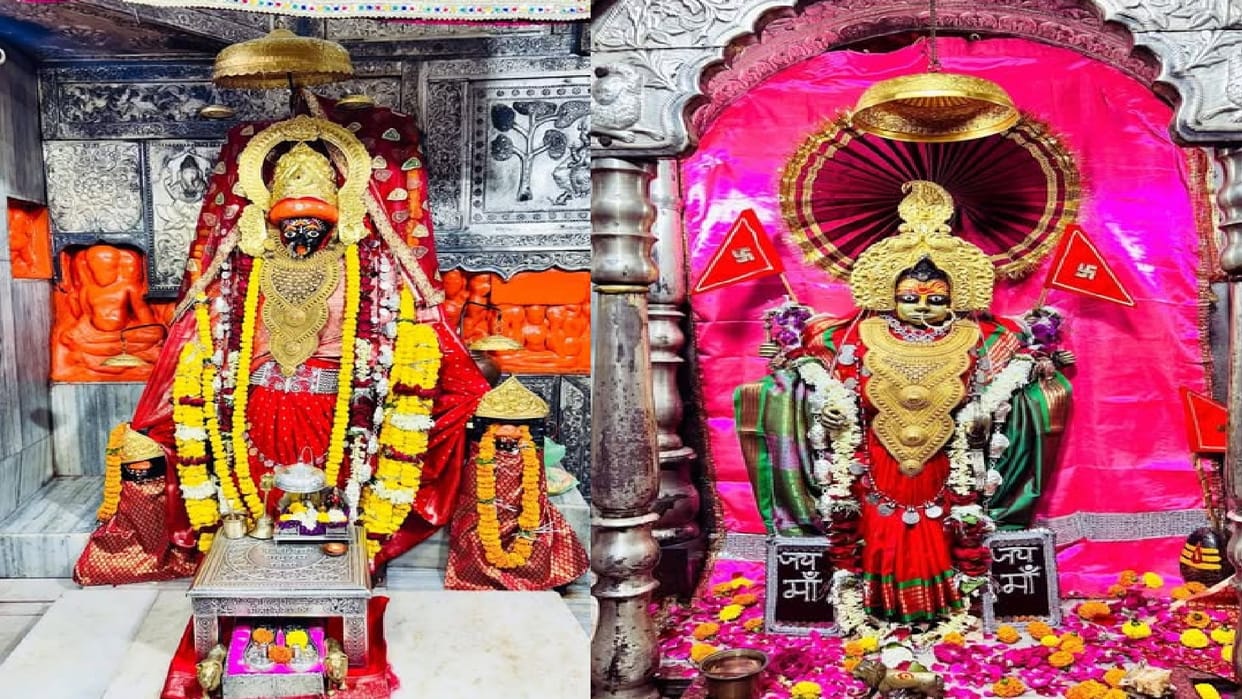 First day of Chaitra Navratri: Crowd of devotees at Mahamaya temple in Raipur since morning