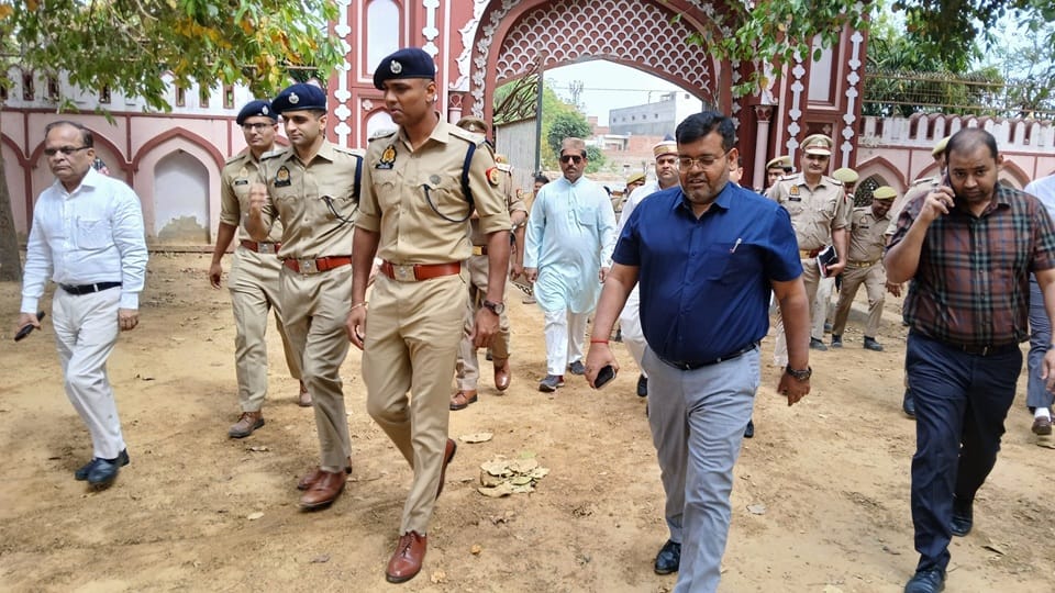 Arrangements in Aligarh city on Eid