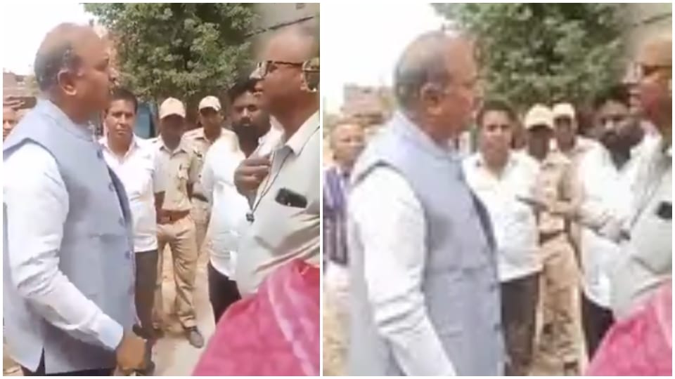 altercation between Congress MLA and the Chief Manager of Roadways gone viral on social media