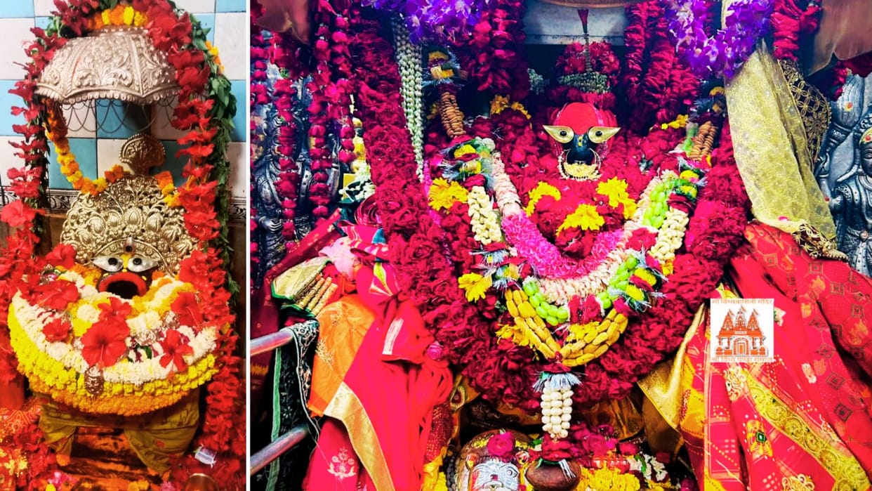Navaratri in Vindhyachal Dham worship of Shailputri form of ma durga security remained tight