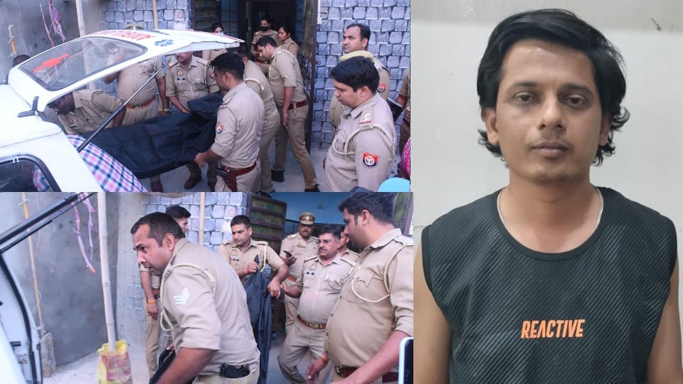 Moradabad grandmother and aunt Murder Mother and daughter head bones broken brain burst