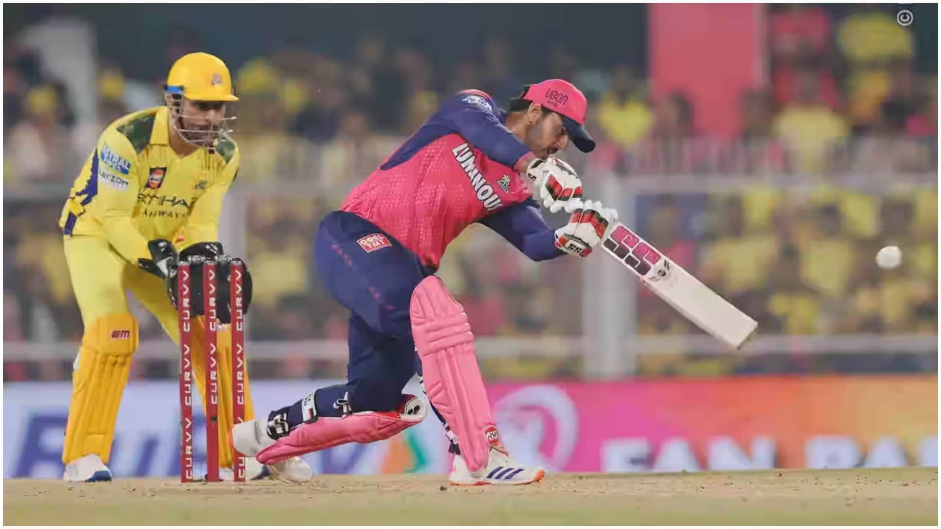 IPL 2025 RR vs CSK Nitish Rana is third highest scorer in powerplay for Rajasthan hits fifty in 21 balls