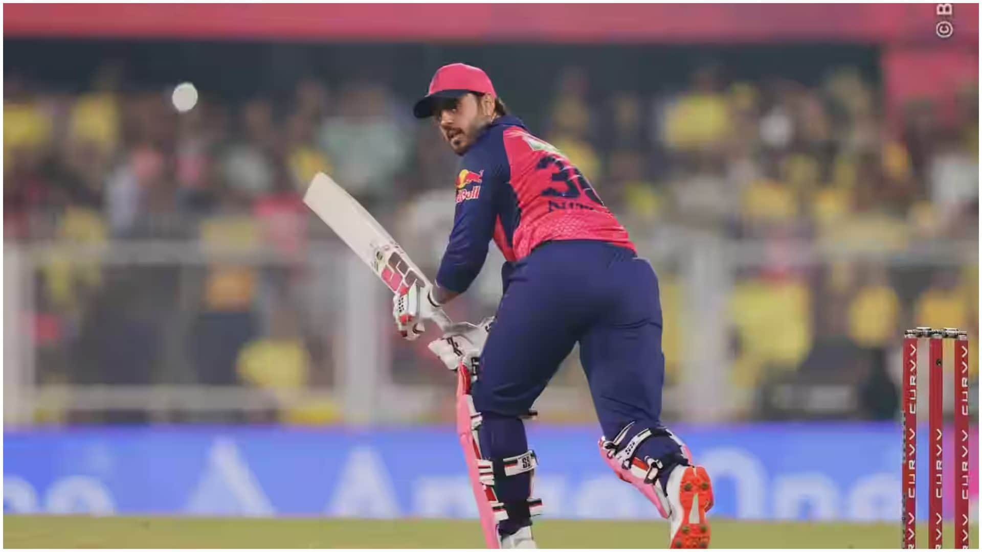 IPL 2025 RR vs CSK Nitish Rana is third highest scorer in powerplay for Rajasthan hits fifty in 21 balls