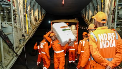 Myanmar Thailand earthquake updates Operation Brahma Indian Air Force aircraft landed in Yangon mea