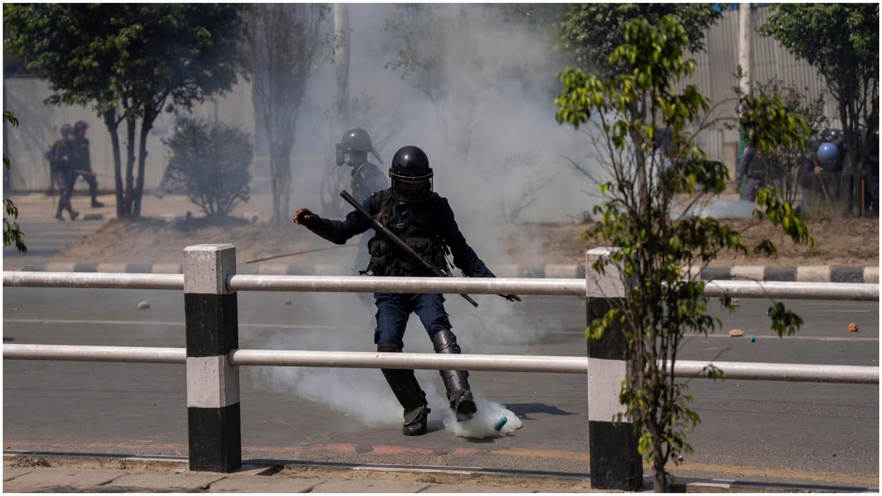 Nepal violence PM Oli and opposition called  important meeting action can be taken against monarchy supporter