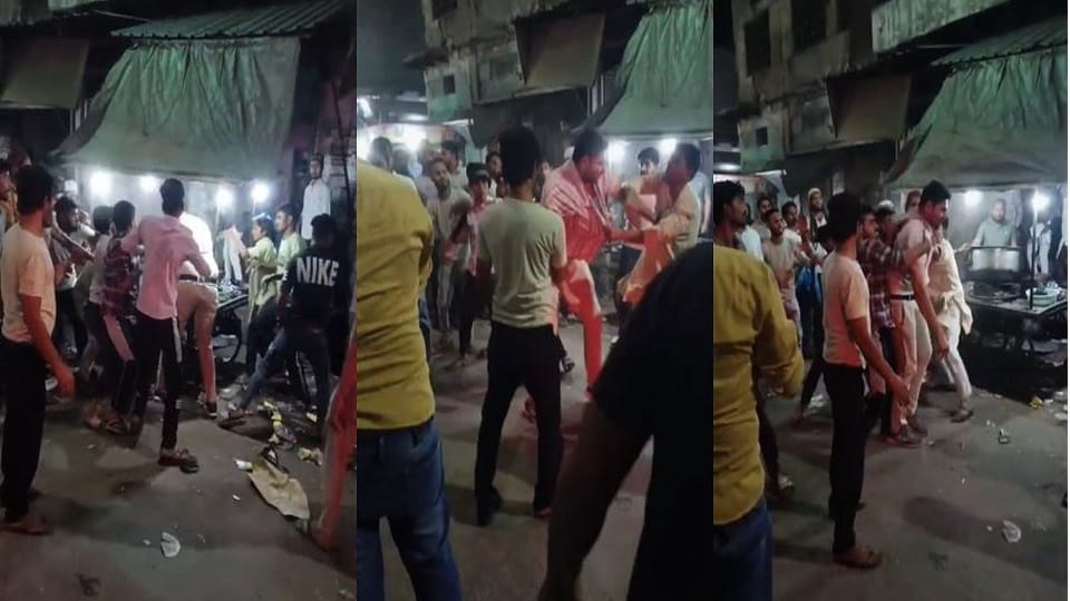 police team went to raid was beaten up and three policemen were injured
