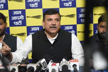 आम आदमी पार्टी सांसद संजय सिंह।