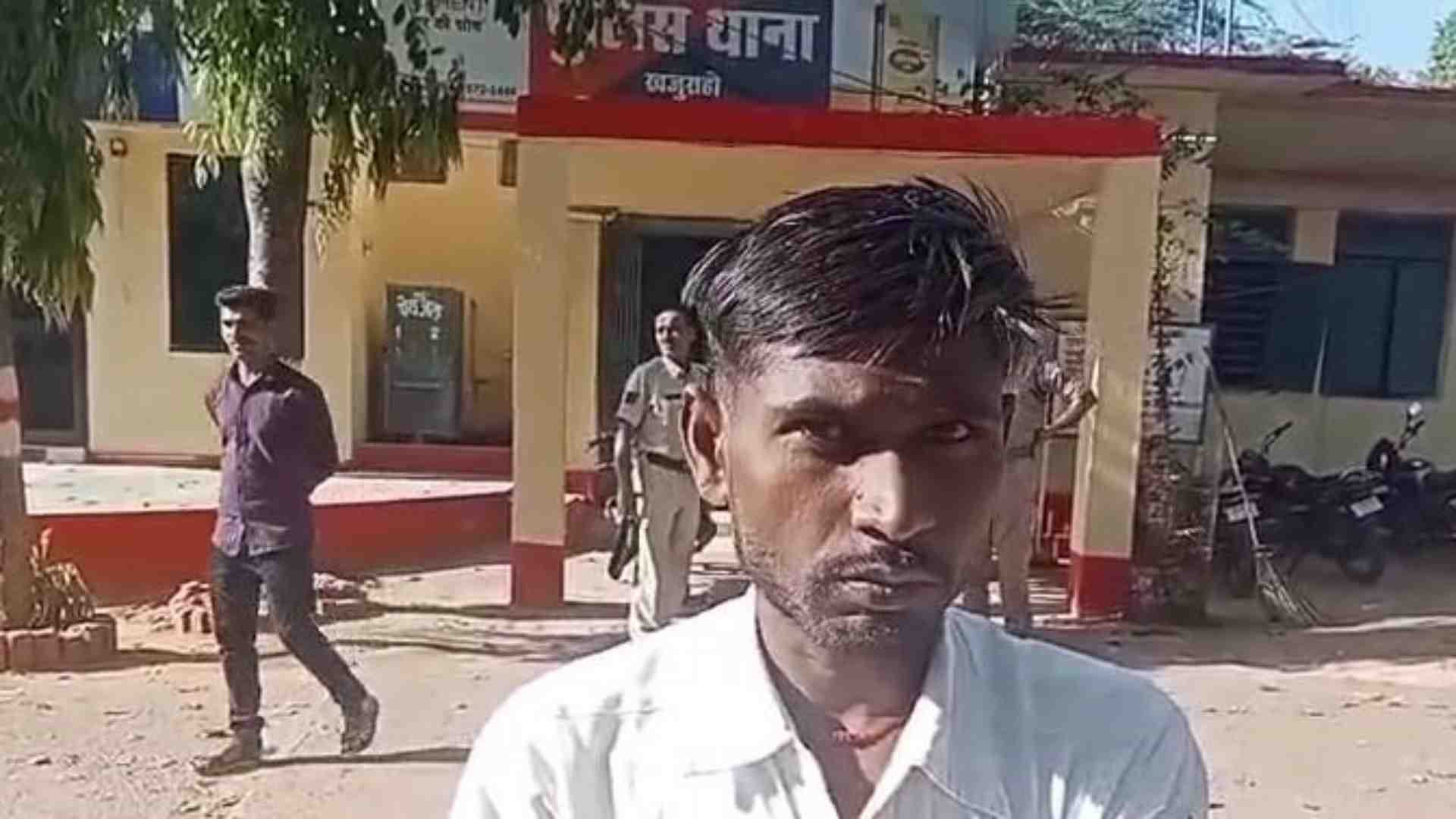 घटना की जानकारी देते परिजन सुरेंद्र पाल।