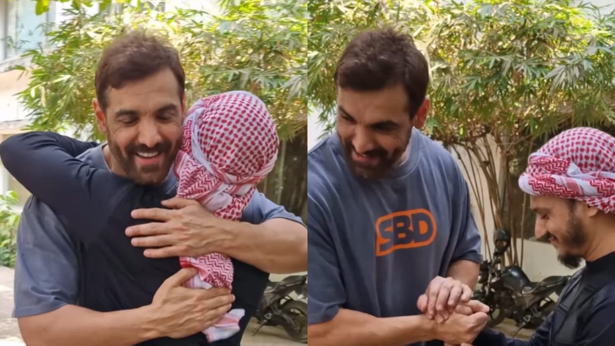 Eid ul Fitr: The Diplomat Movie Actor John Abraham wishes Eid to his fans lovely video Viral