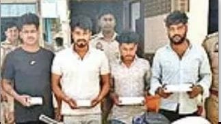 Four miscreants were planning to rob cattle traders police caught