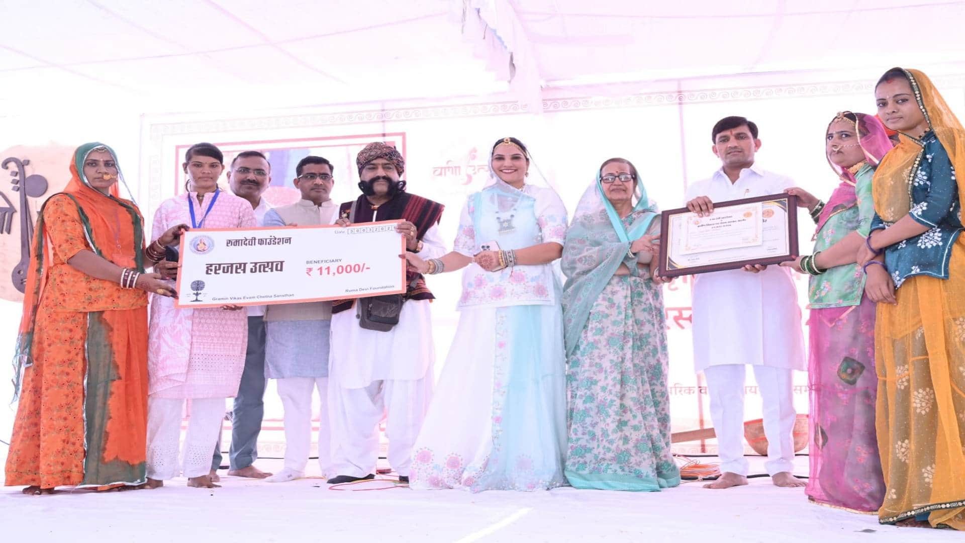 Barmer News words of saints echoed through sweet voices of folk singers on tinkling of veena see photos
