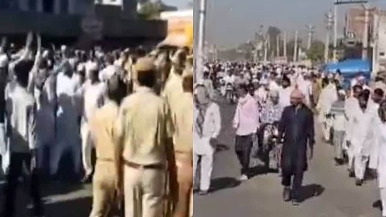 Rajasthan Chaos in Malpura of Tonk on Eid heavy police force deployed in town here is whole matter
