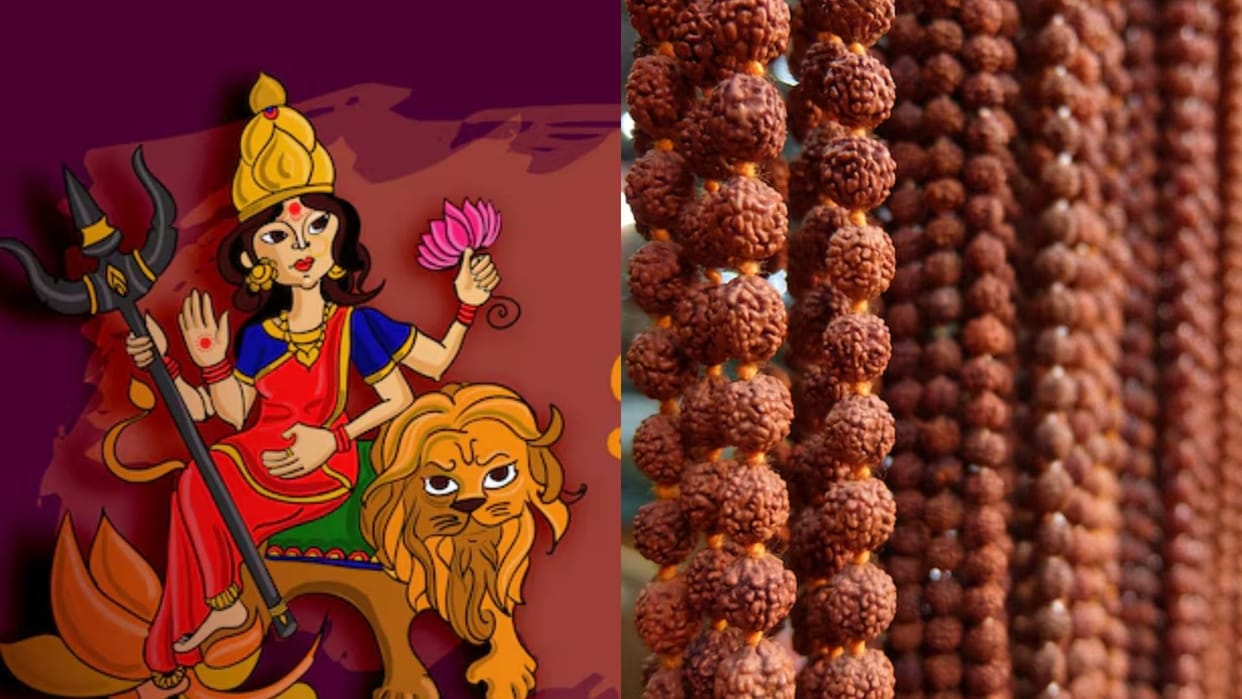 Chaitra Navratri 2025 When and how to wear Rudraksha on the holy day of Chaitra Navratri Know here disprj
