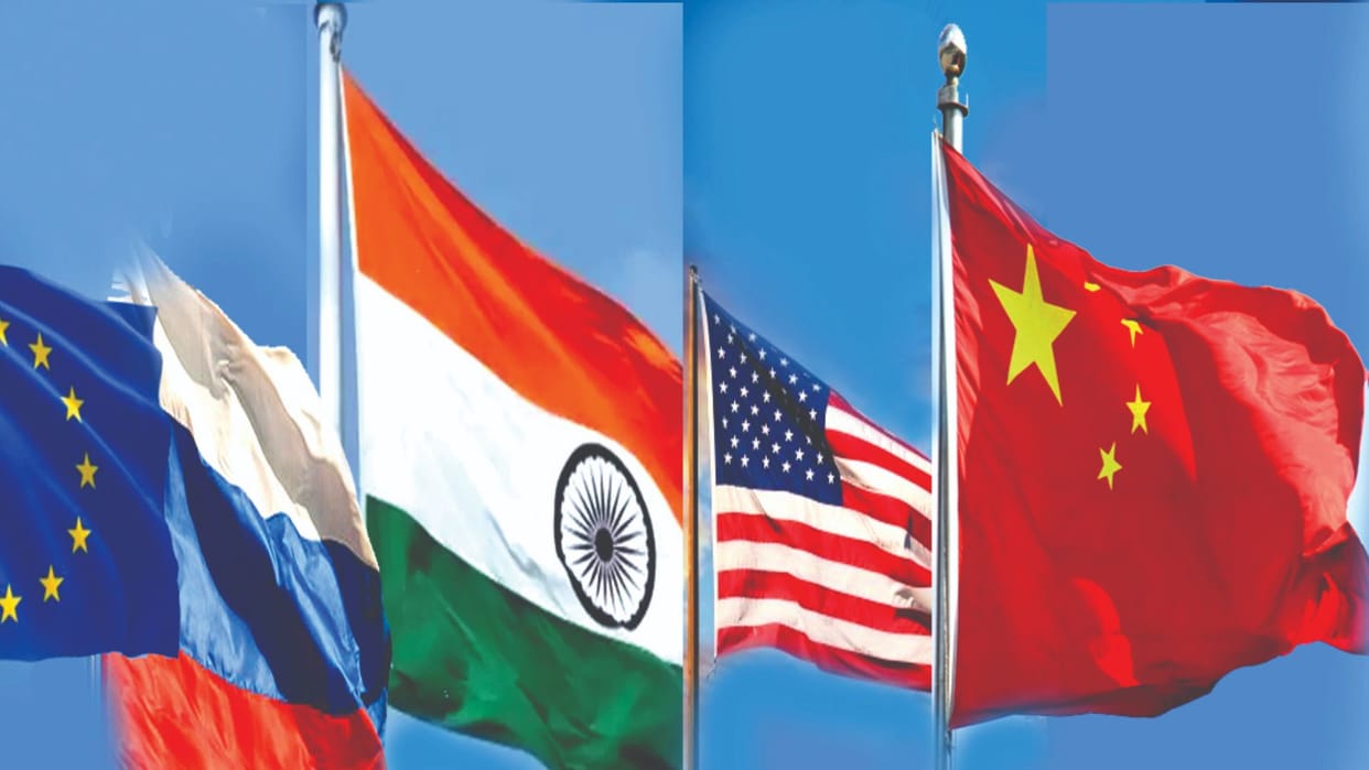 America, Europe, Russia and China are attracting India towards themselves