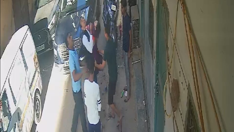 In Paharganj a minor boy ran over a two-year-old girl playing in street with his car death