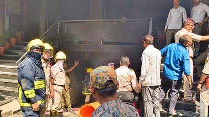 Bihar News: Massive fire in Tanishq showroom in Bhojpur, Bihar's biggest robbery happened just a few days ago
