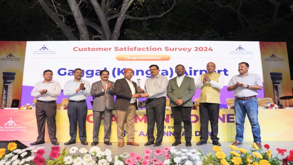 Gaggal Airport gets first prize in customer satisfaction survey