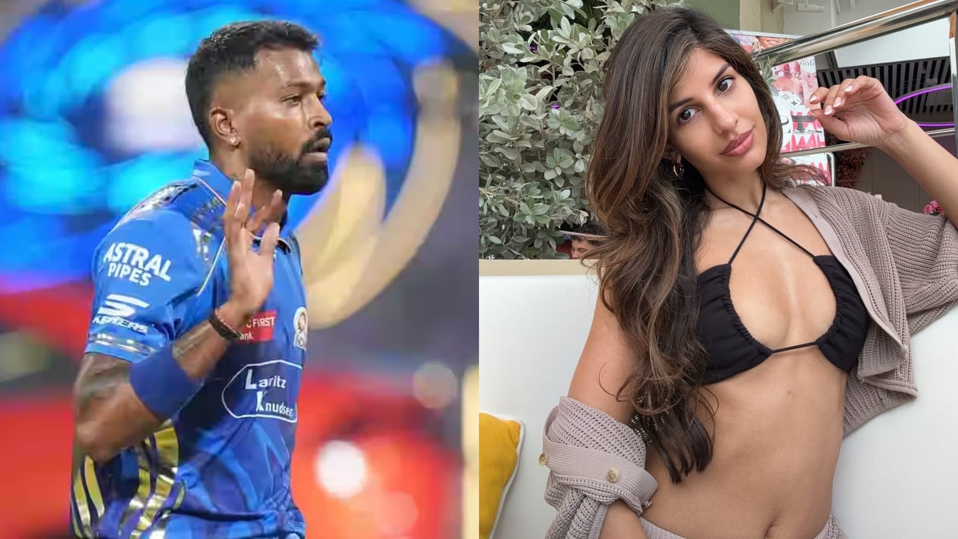 Is Hardik Pandya and Jasmin Walia relationship confirmed? Speculations, Jasmin Seen in Mumbai Indians Team Bus