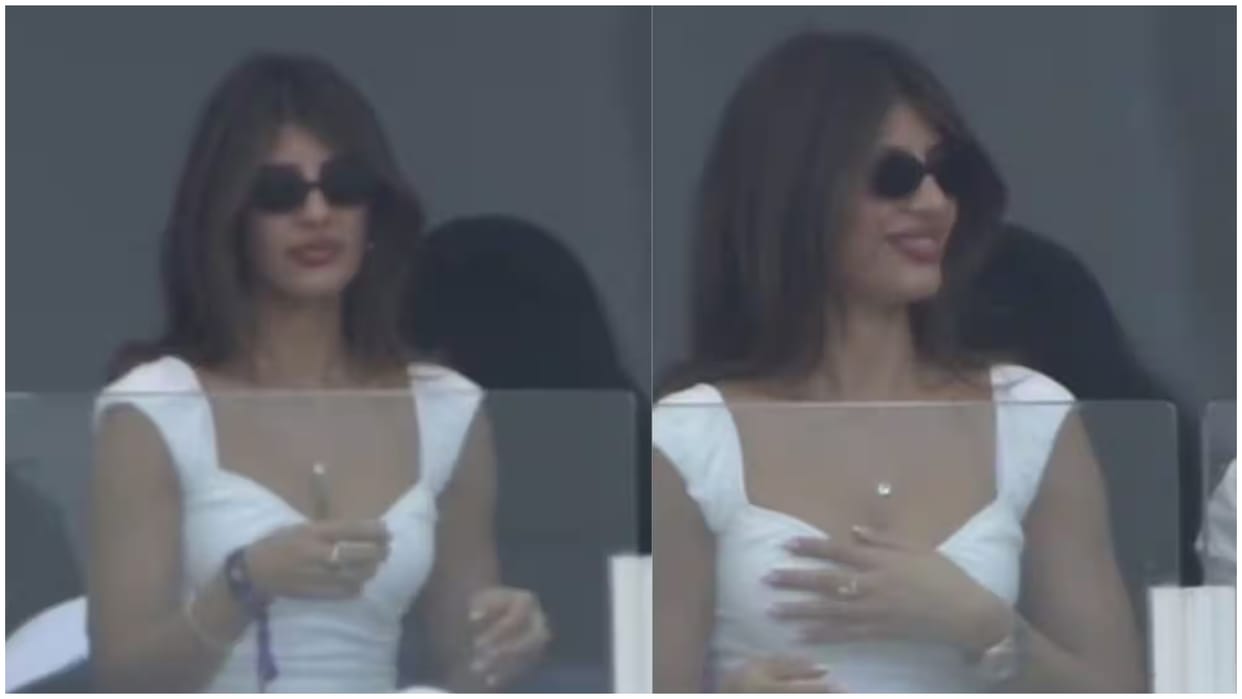 Jasmin Walia Come Wankhede Stadium To Support For Hardik Pandya And Mumbai Indian, Celebrate The Victory Of MI