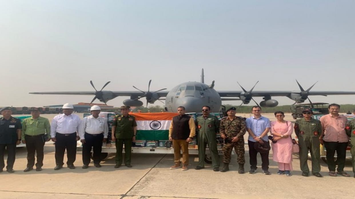 India delivered 625 MT of humanitarian aid to Myanmar under Operation Brahma: MEA News In Hindi