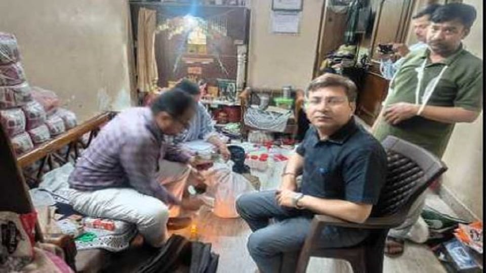 FSDA raided two shops seized 111 kg buckwheat flour