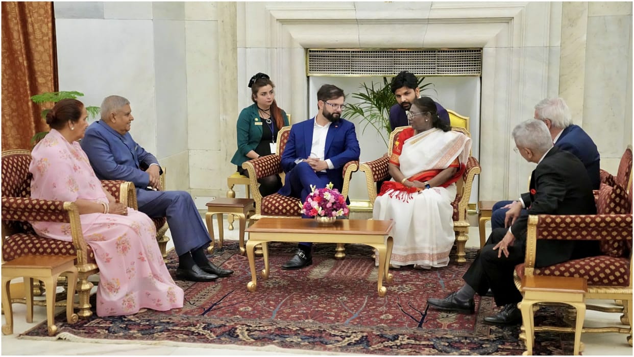 India Chile Relation: Gabriel Font met President Murmu, said- India has changed a lot in 16 years