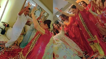 Tamannaah Bhatia recently hosted Mata Ki Chowki during Navratri amid breakup Rumours Vijay Varma