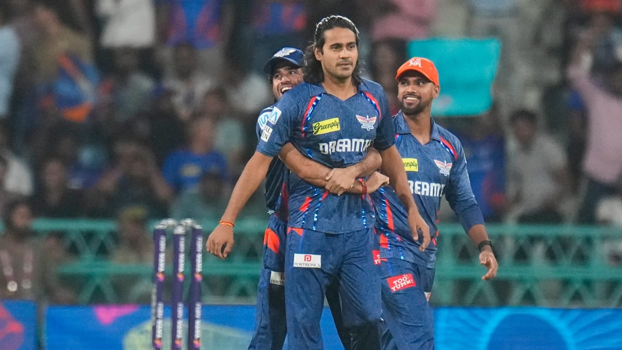 Abhishek Sharma and Digvesh Rathi clash in IPL 2025 match Lucknow super giants vs Sunrisers Hyderabad