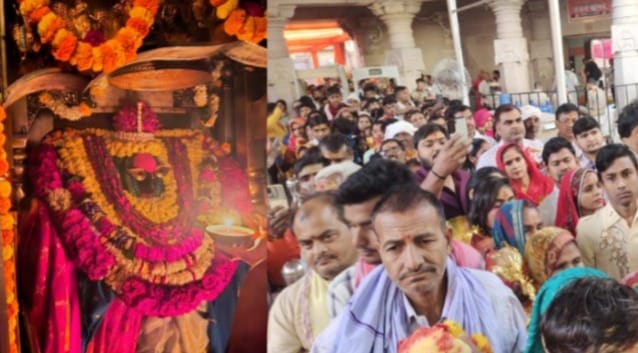 Navratri 2025 third day Devotees worship at Vindhyachal temple in Mirzapur