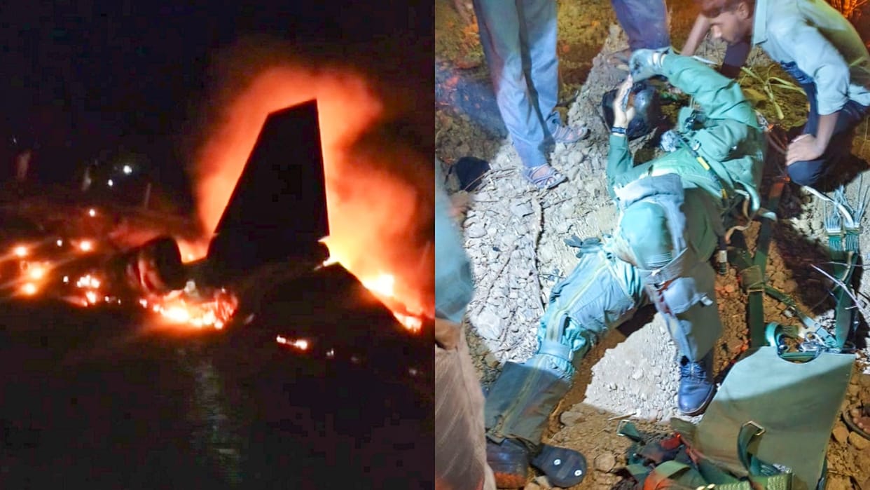 A Jaguar fighter aircraft crashes in Jamnagar, Gujarat- Defence Sources, News in hindi Updates