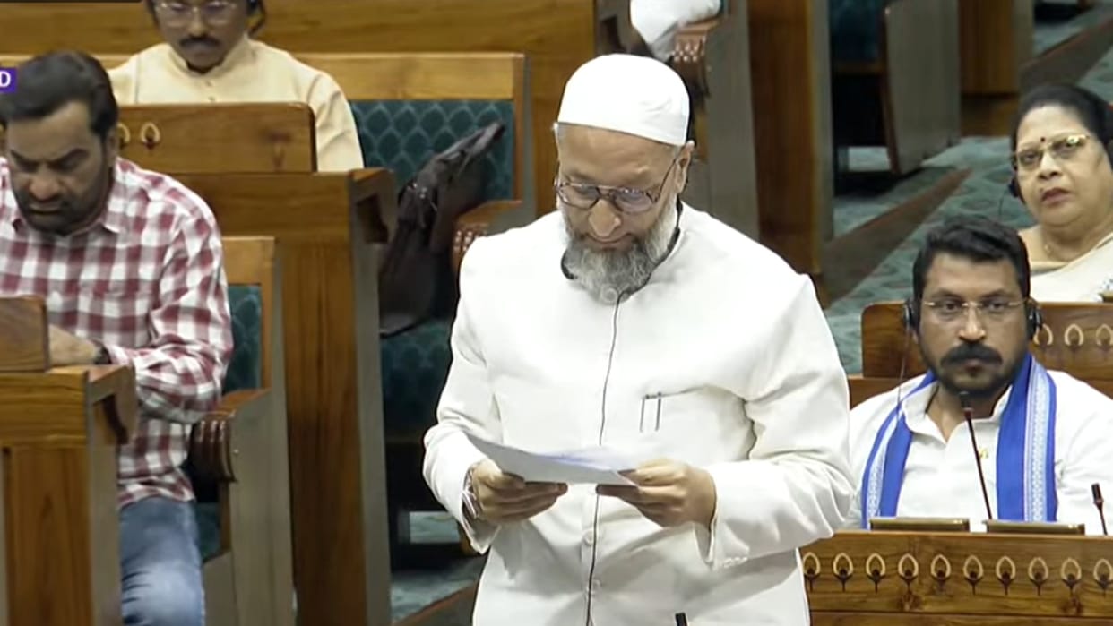 Lok Sabha AIMIM chief Asaduddin Owaisi opposes Waqf Amendment Bill