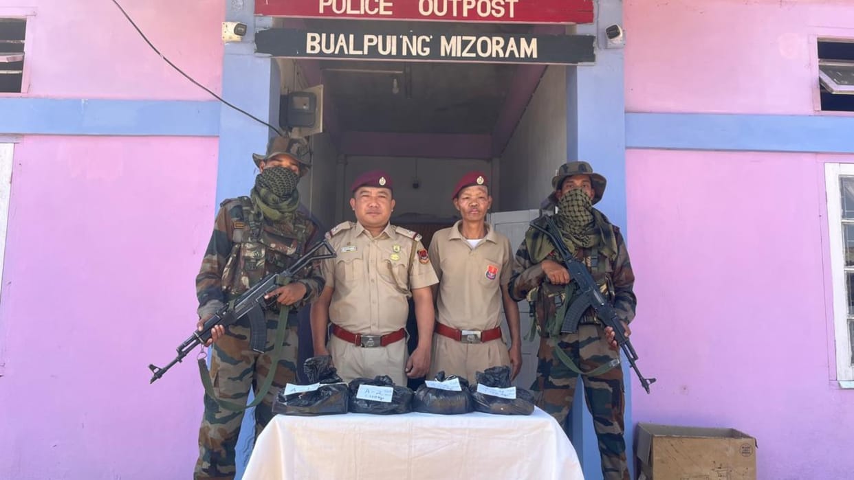 Mizoram: Assam Rifles recover 42,000 methamphetamine tablets worth Rs 12.54 crore