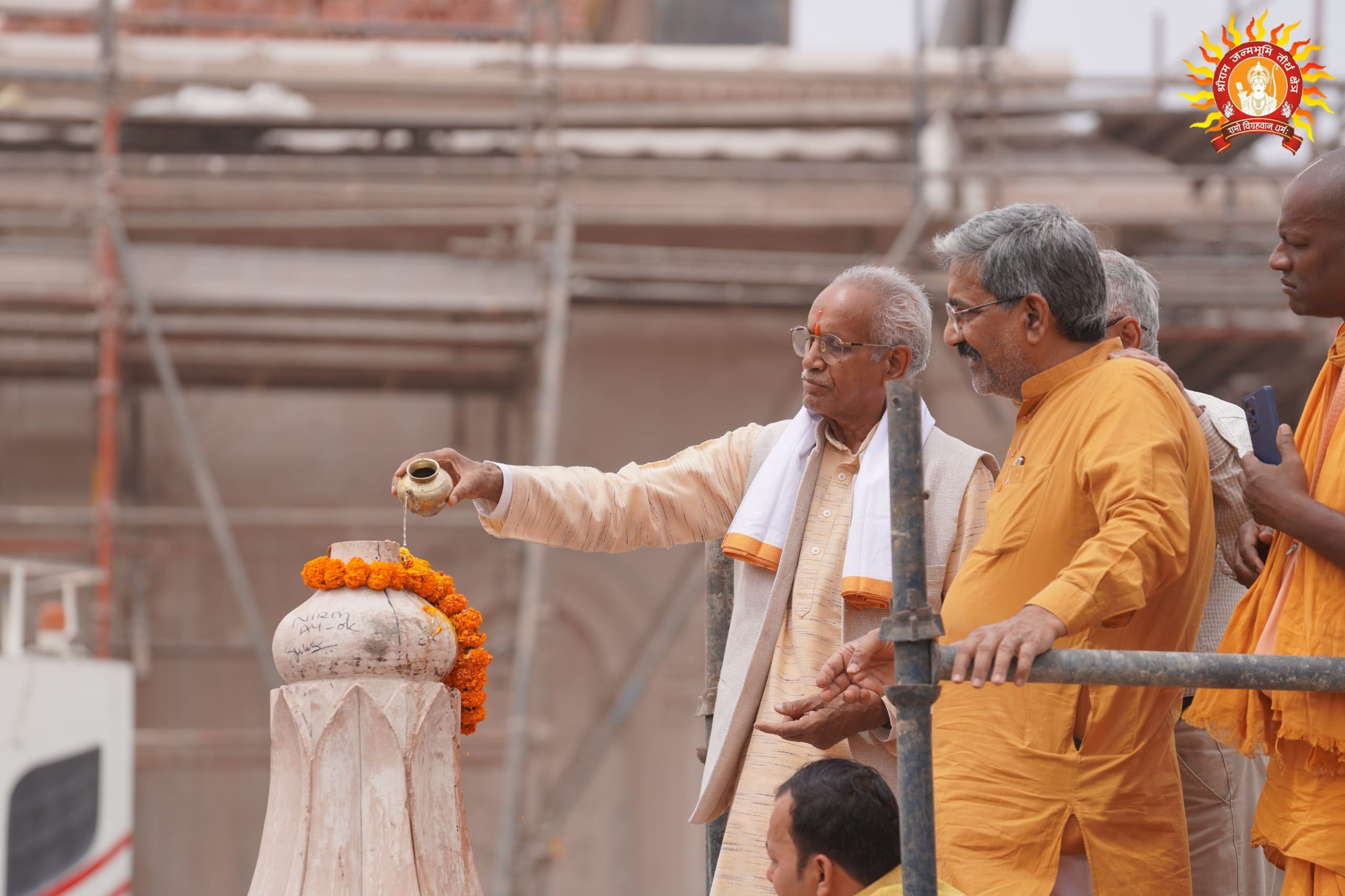 Ayodhya: Kalash Pujan of Shriram Temple.