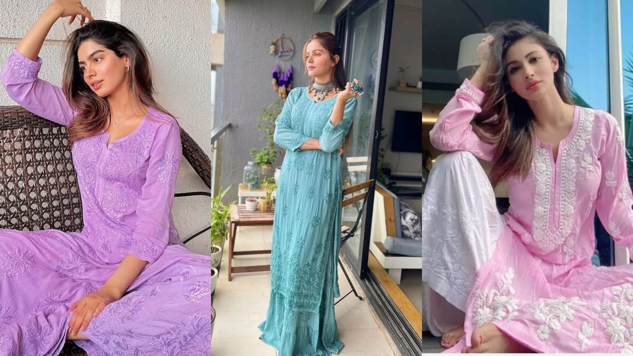 Bollywood Actresses Chikankari Kurta Collection Perfect For Summer Season disprj