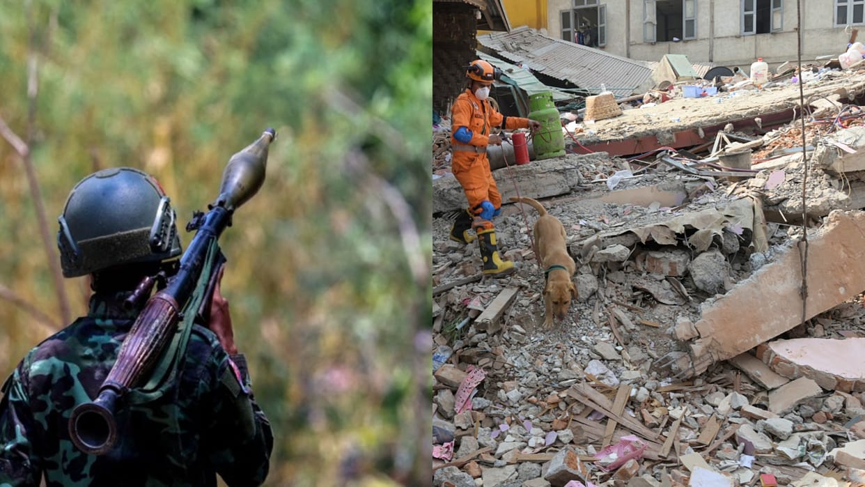 Myanmar's ruling military declares a ceasefire in country's civil war until April22 to facilitate quake relief