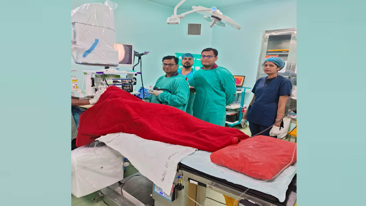 Kanpur: stomach passage blocked due to cancer was opened in 10 minutes with a stent