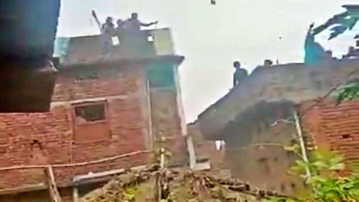 Rohtas: Stone pelting between two parties over minor dispute; FIR lodged against three, 27 people arrested