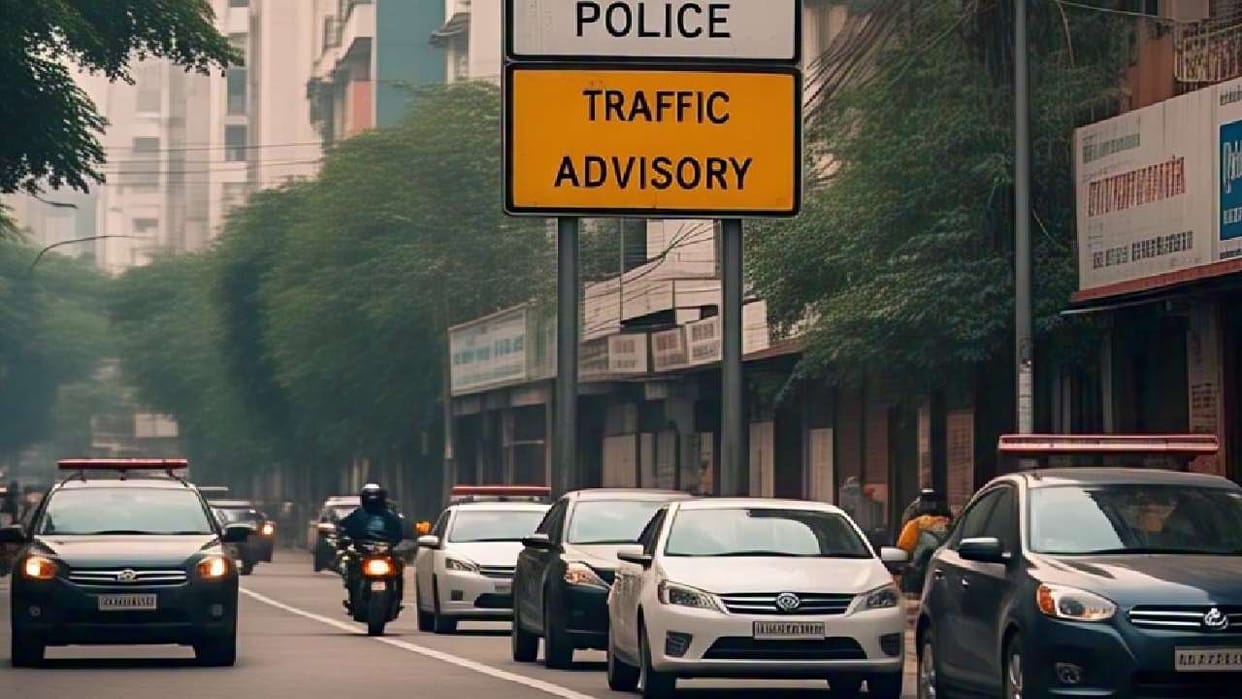 Ghaziabad Police new traffic advisory Vehicles will not be allowed entry for two days