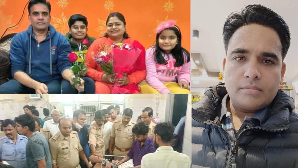 Sitapur Excise Inspector Alok Kumar Body found in car suicide in Sitapur