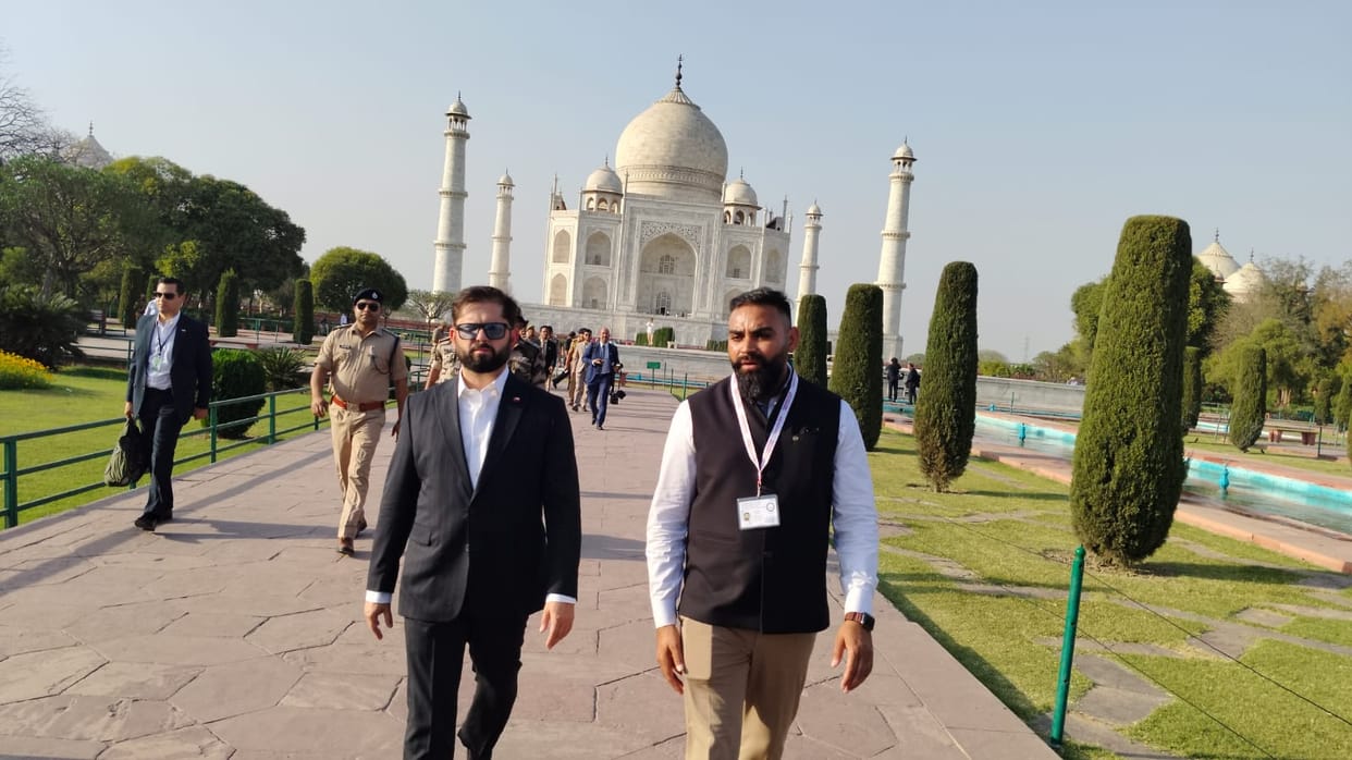 Chile President Gabriel Boric mesmerized by beauty of the Taj