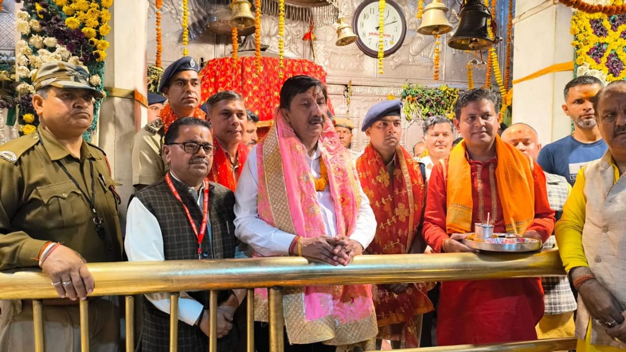 Himachal Deputy CM reached Jwalamukhi temple said Jwala city will be improved with a budget of 100 crores