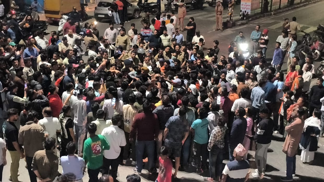 Vikasnagar News protest by various organizations including Rudra Sena for protected animal remain finding