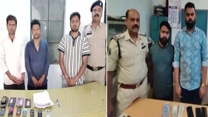 पुलिस के गिरफ्त में आरोपी