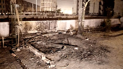 Kanpur: accused of firing slit his own throat with a blade at Ratanpur Chowki, condition critical