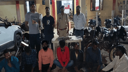 जांजगीर चांपा में जुआरियों पर कार्रवाई