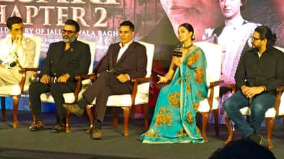Kesari 2 Trailer Launch Event in delhi akshay kumar r madhavan ananya panday karan johar karan singh tyagi