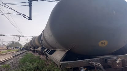 Six coaches of malgadi train loaded with petrol derailed on Ambala Chandigarh track