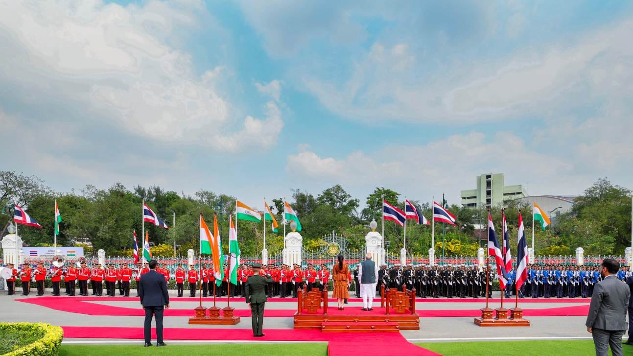 PM Modi Bangkok Photos Meeting with Thailand PM Paetongtarn Shinawatra see glimpses mementos