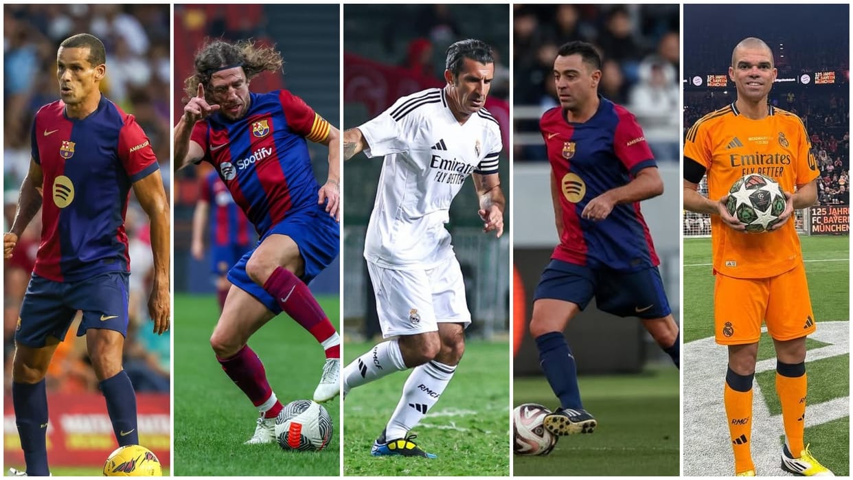 Real Madrid vs Barcelona Legends Match: Puyol-Figo and Xavi-Pepe, Rivaldo will play in India, teams announced