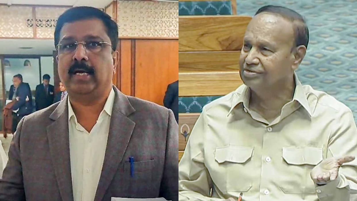 Waqf amendment bill unconstitutional:Congress MP Syed Naseer  Hussain  DMK leader T R Baalu